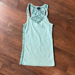 Y2K American Eagle lace cami tank